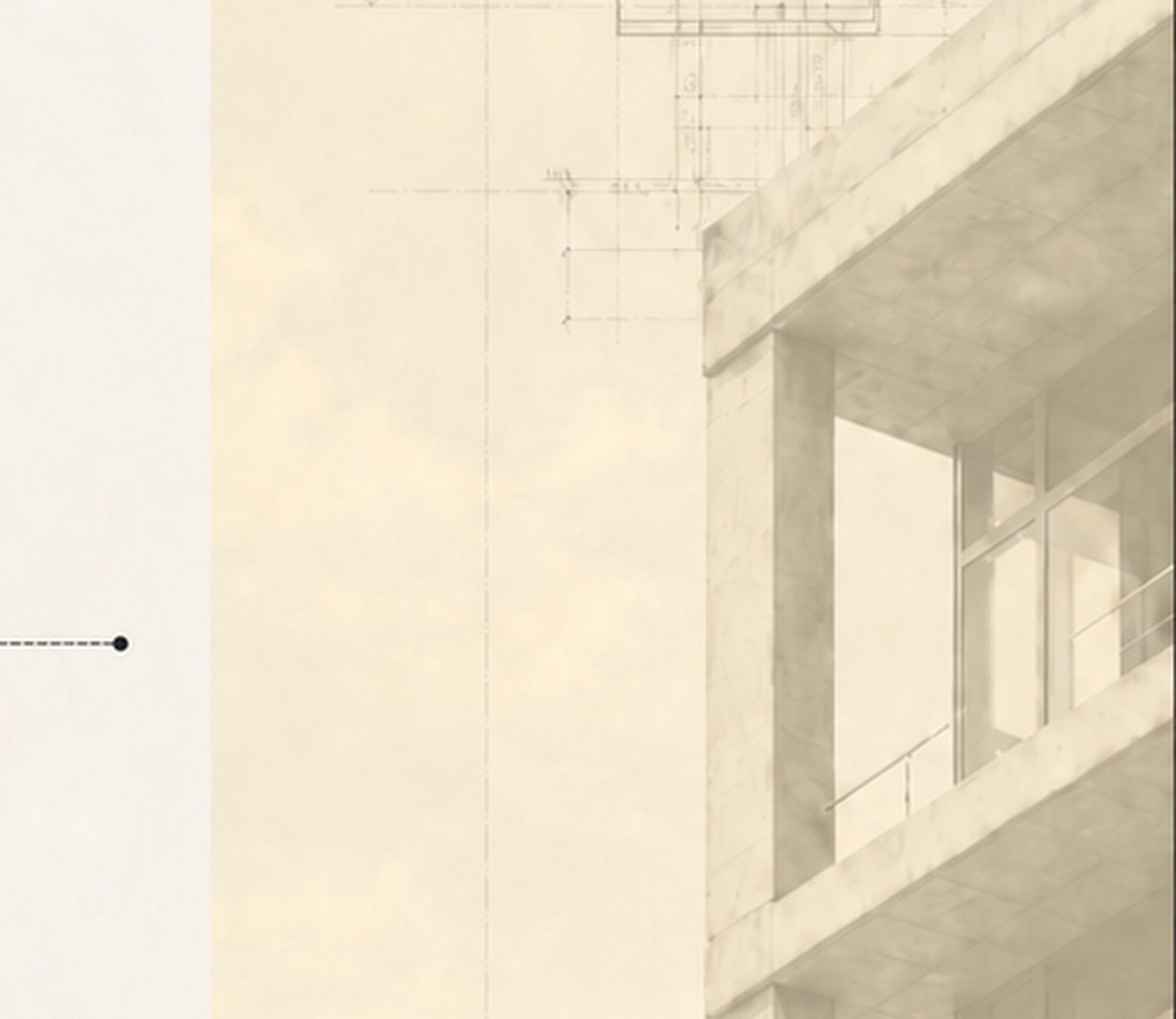 Concrete slab and column structure used to represent a controlled route to recovery.